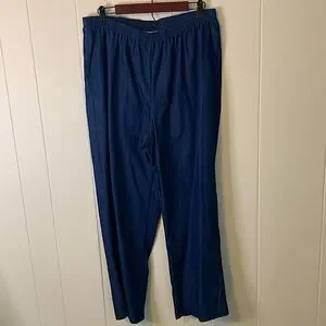 Alfred Dunner Pants Jumpsuits Nwt Alfred Dunner Blue Elastic